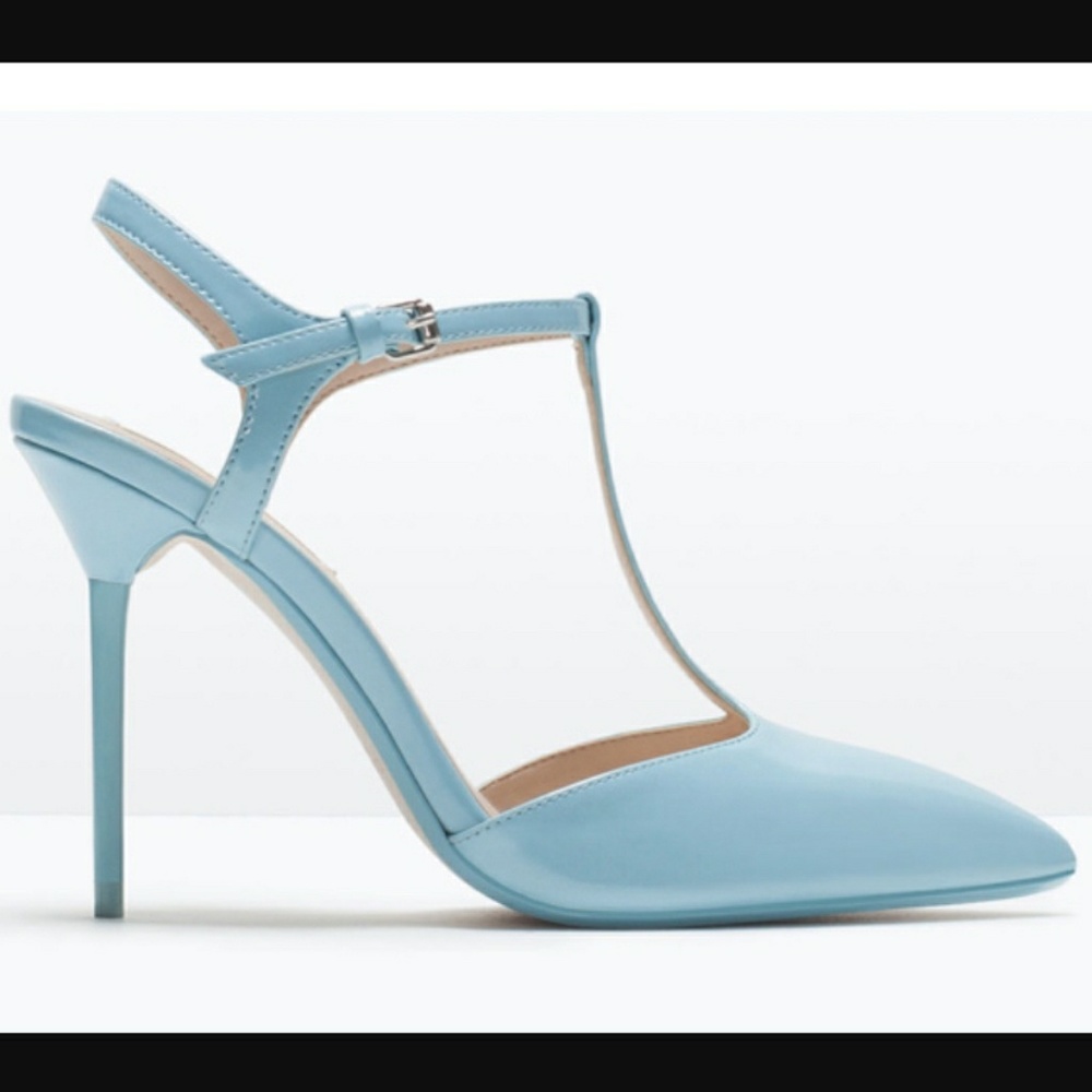 FLASH SALE Zara blue heels